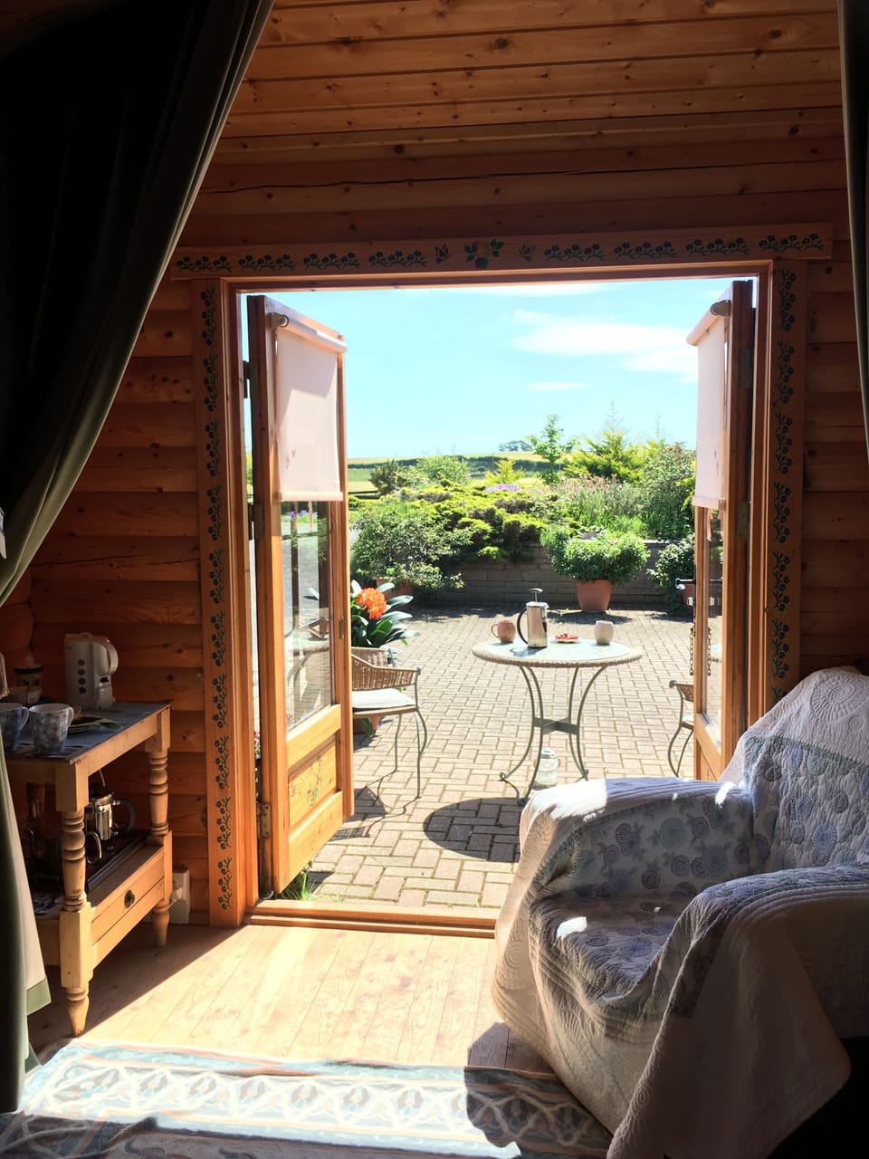 Superior Double Room, Patio | Egyptian cotton sheets, premium bedding, down comforters, desk