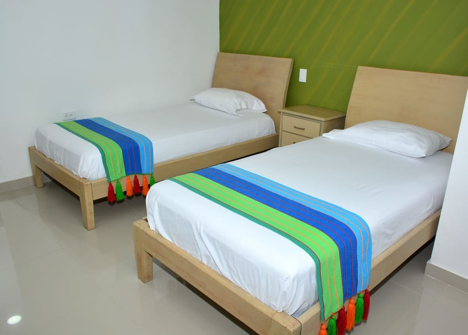 Standard Twin Room, 2 Twin Beds, Private Bathroom | Minibar, desk, rollaway beds (surcharge), WiFi (free)