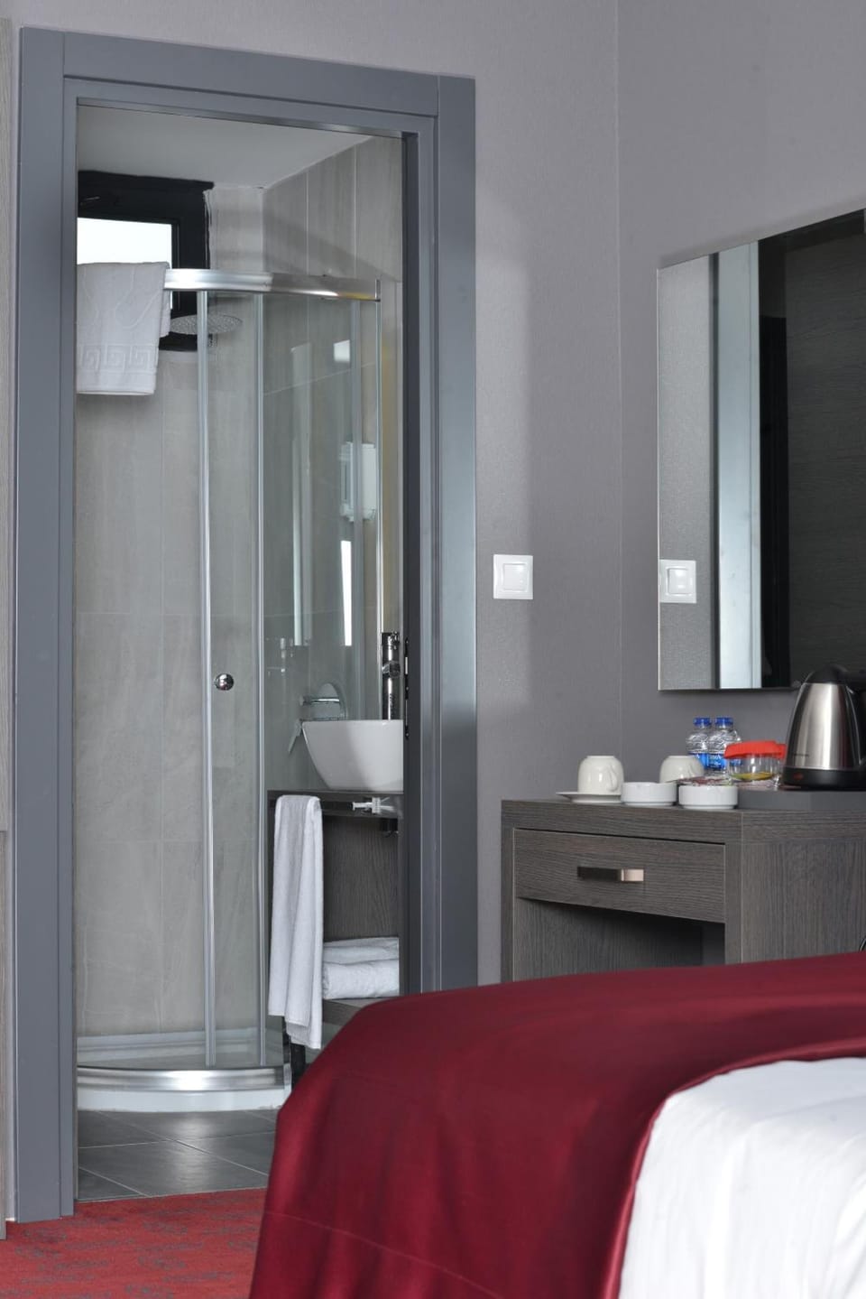 Minibar, desk, blackout drapes, soundproofing