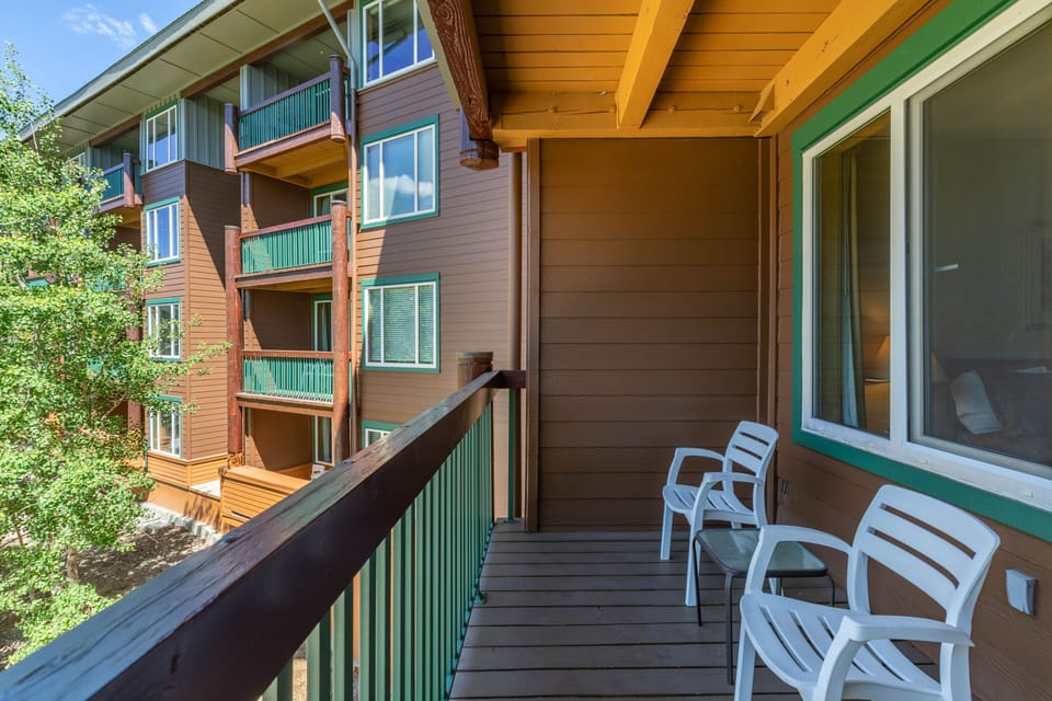 Large and spacious balcony