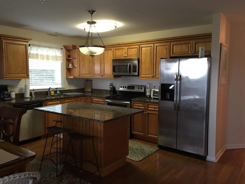 Fully stocked kitchen