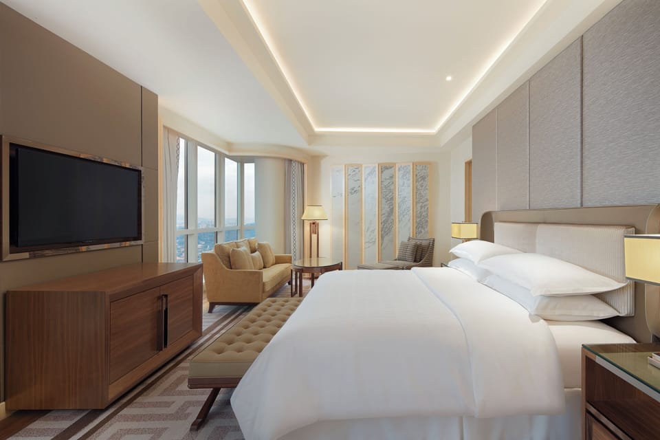 Presidential Suite, 1 Bedroom | Frette Italian sheets, premium bedding, down comforters, minibar