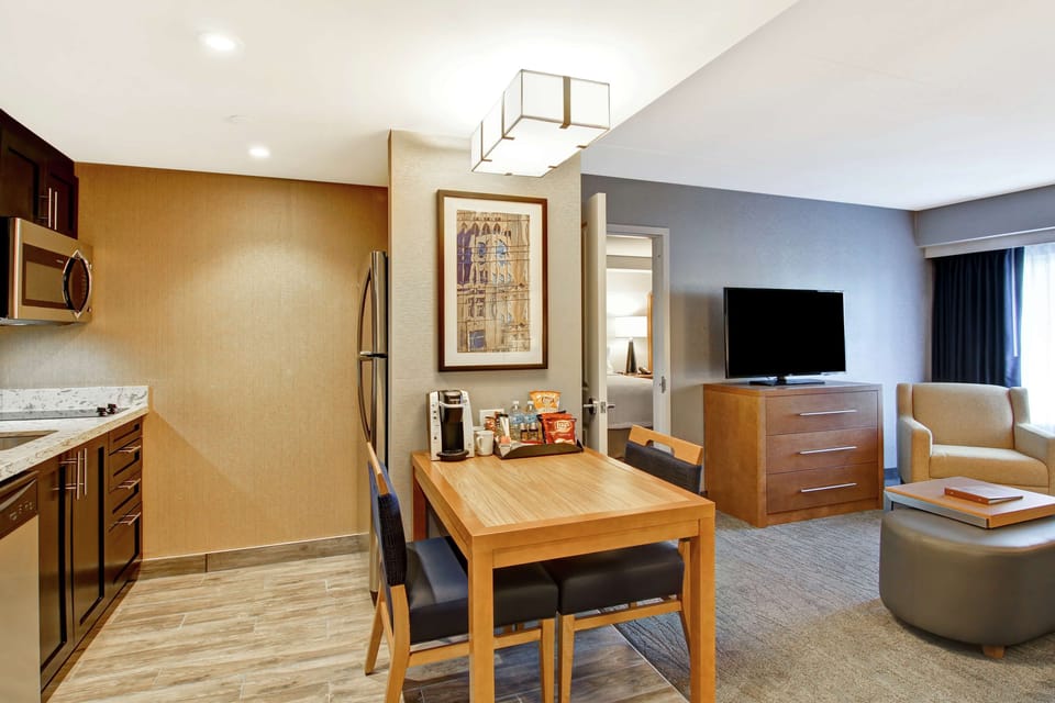 Premium Suite, 1 Bedroom, Non Smoking | Premium bedding, desk, laptop workspace, blackout drapes