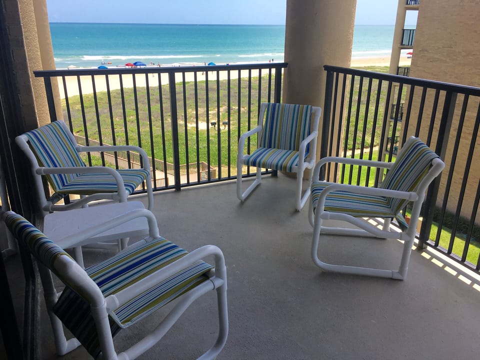 Spacious Main Balcony...the perfect place to enjoy your favorite beverage.