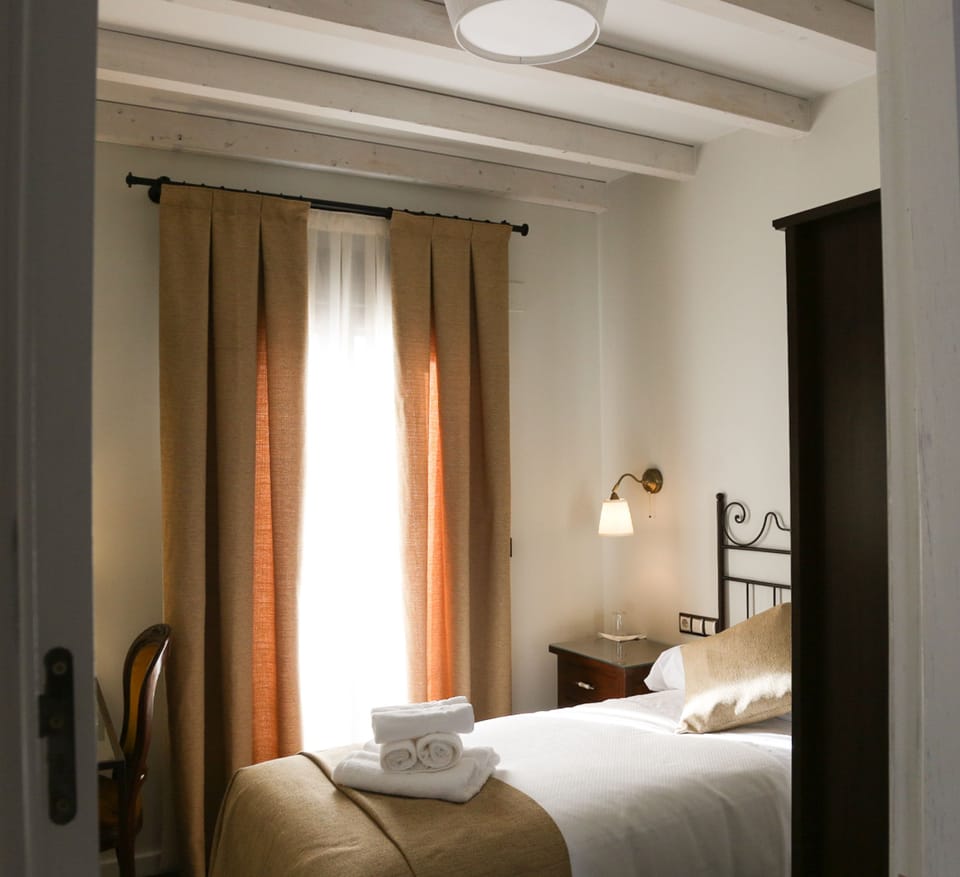 Desk, laptop workspace, blackout drapes, free WiFi