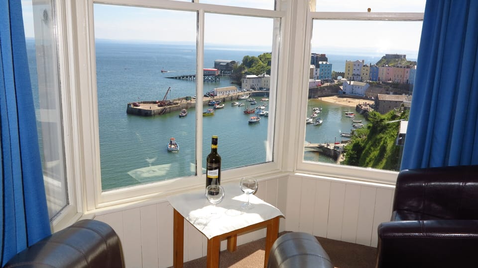 What a view with a glass of wine!