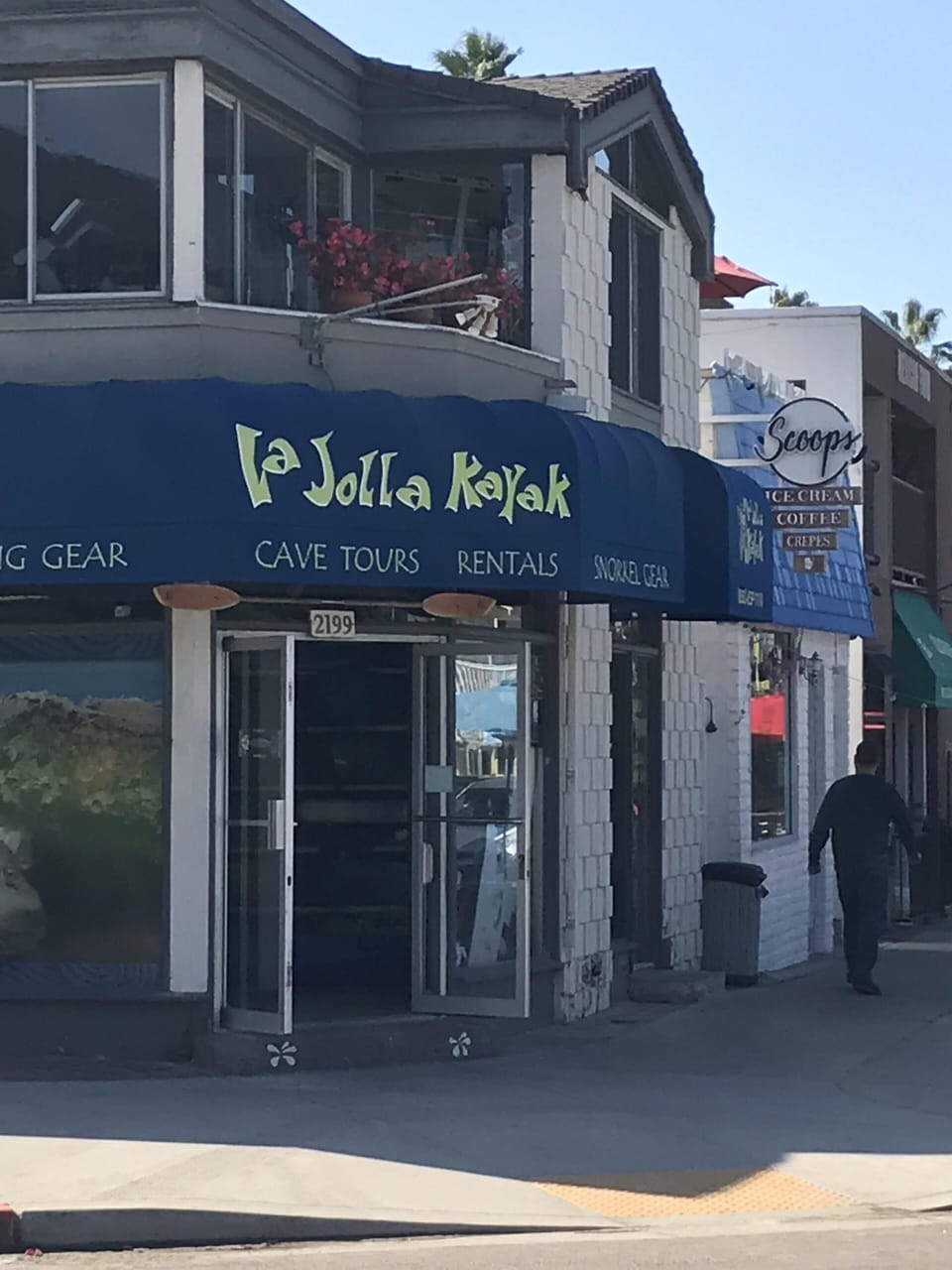 Great Kayaking adventure to see the caves and snorkel as well. Just at corner.