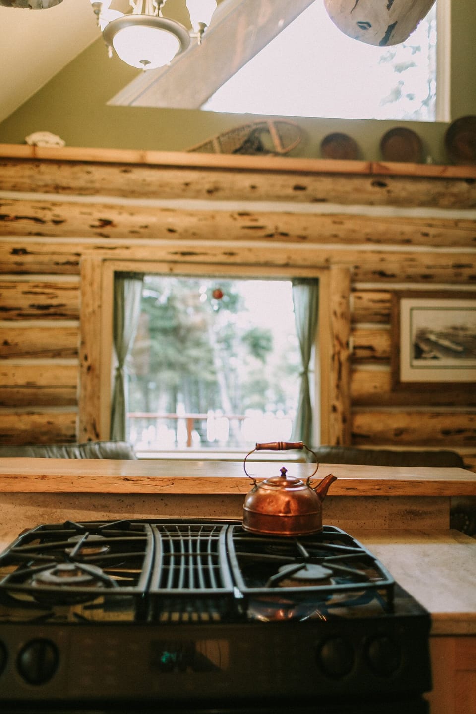Views of the lake from the  propane range.