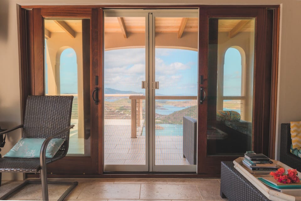 View from your bed. Wake-up to paradise.