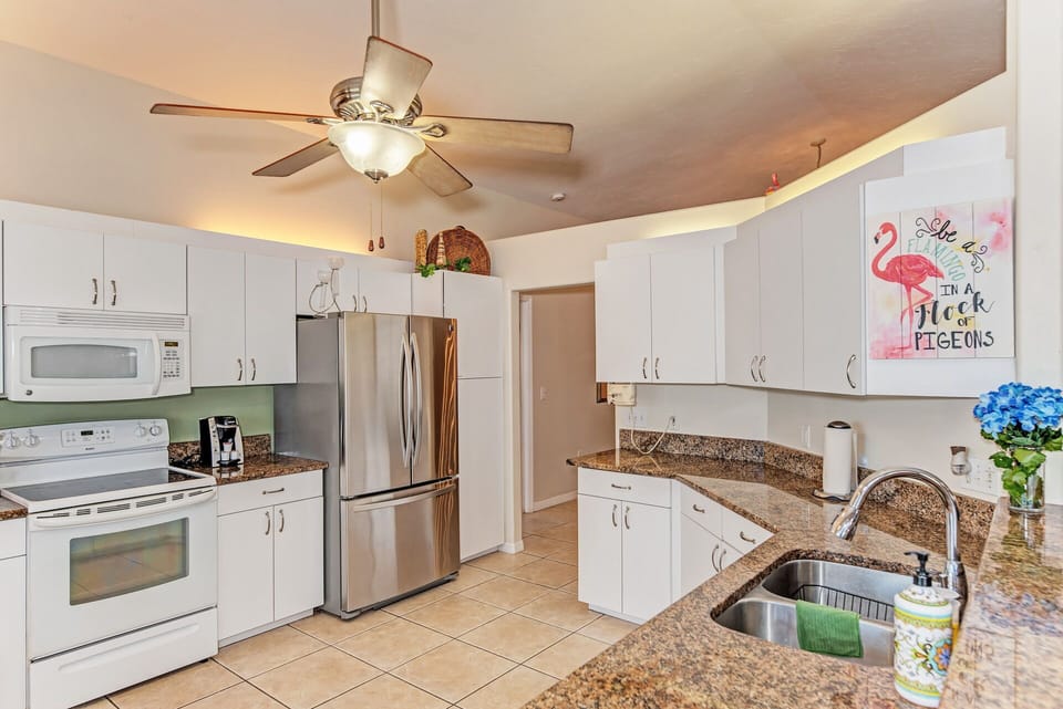 Large refrigerator with ice maker