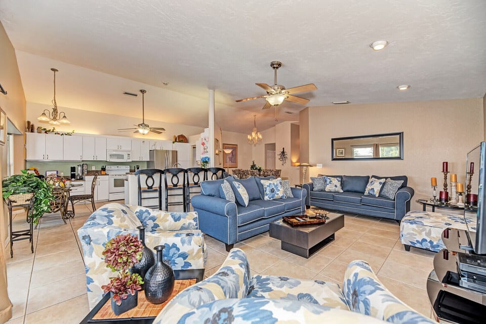 Large open-concept living room