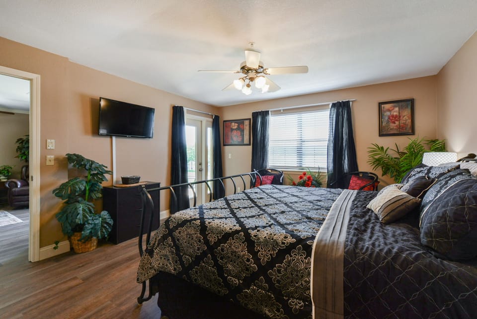 Master Bedroom with outside access to patio