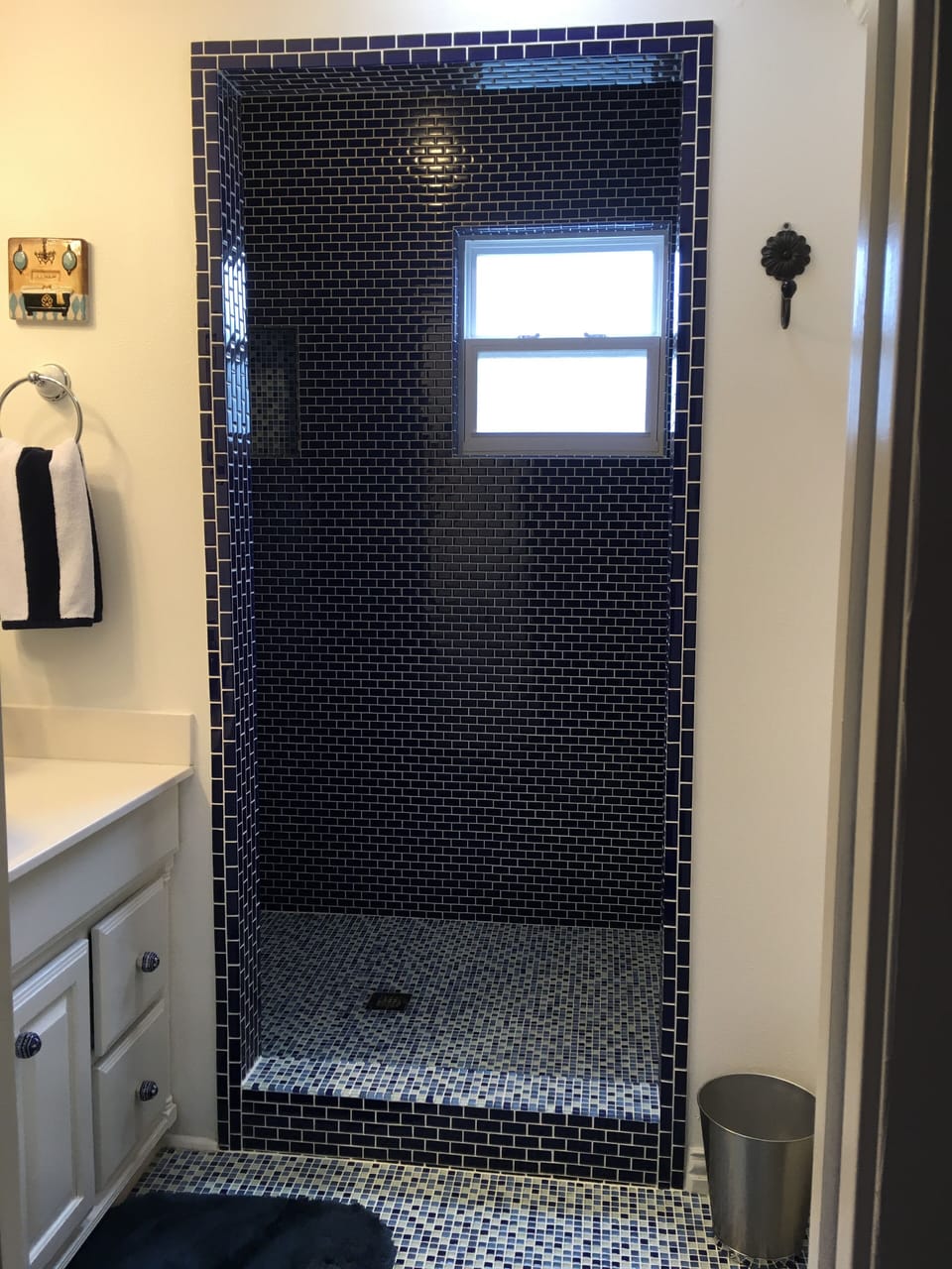1st Bathroom with large walk-in shower