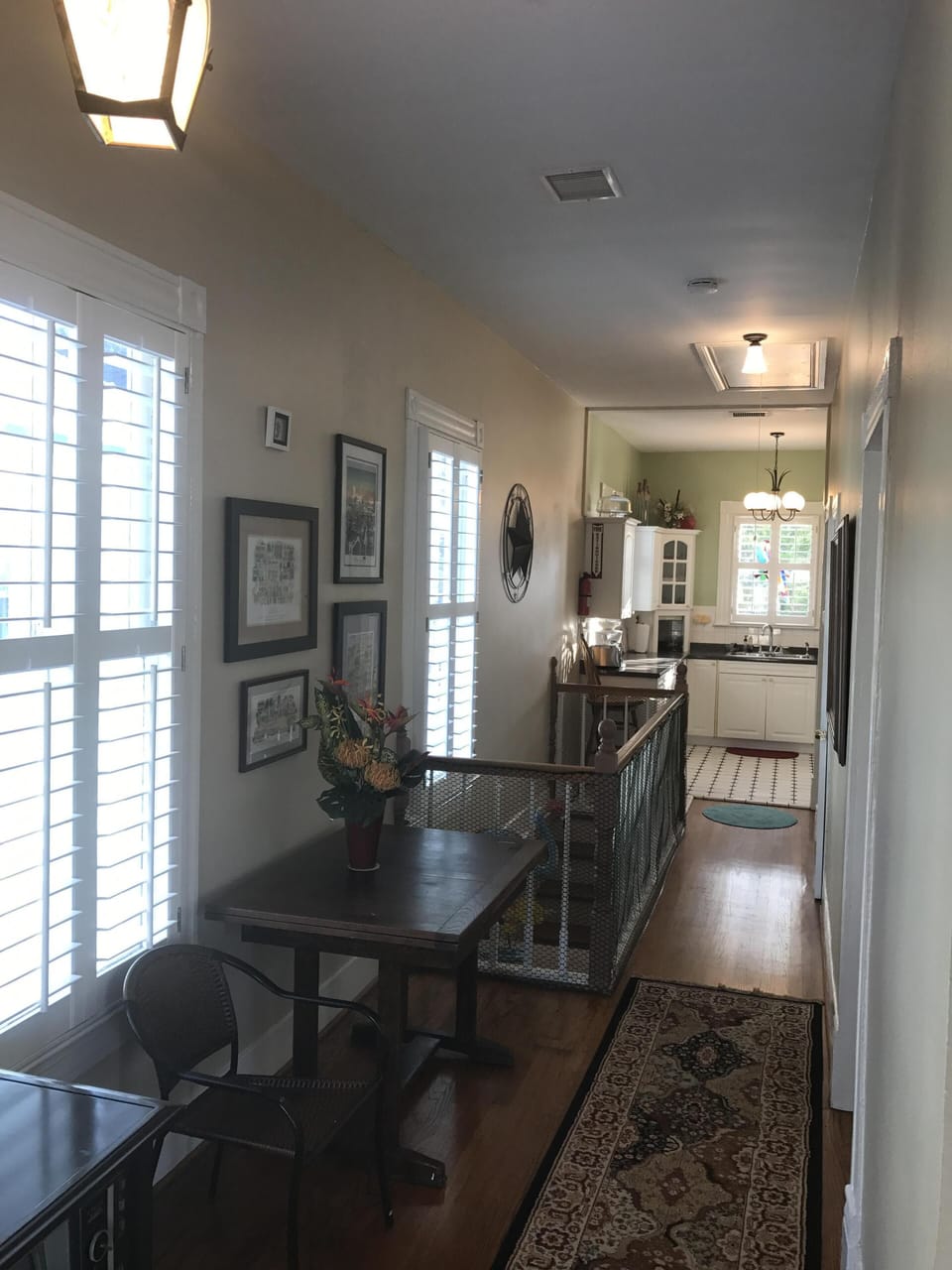 Side hallway
