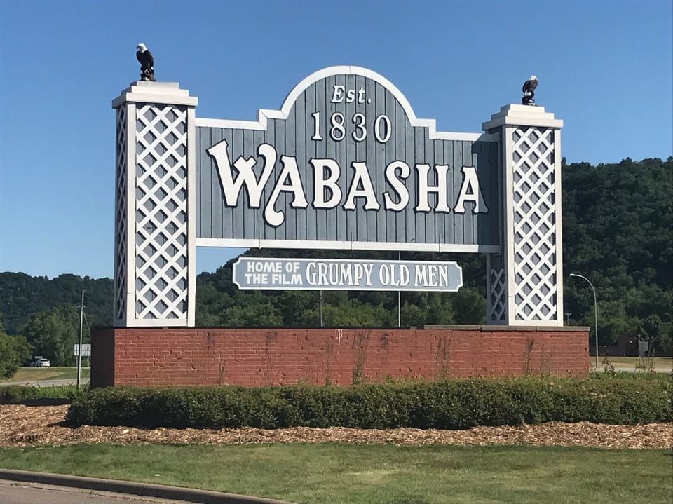 Wabasha beach down by Slippery's restaurant