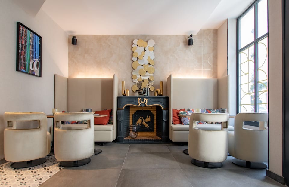 Lobby sitting area