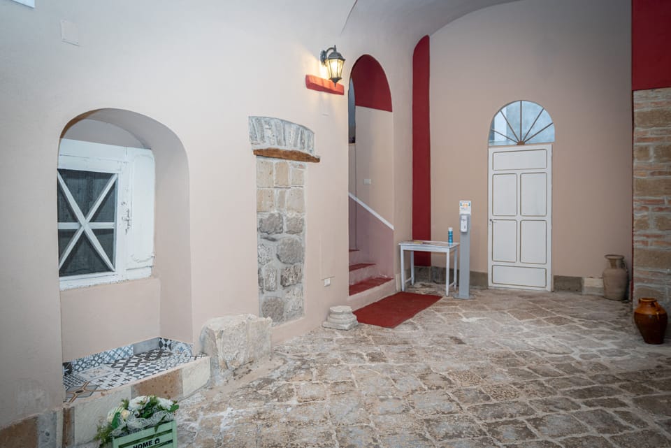Interior entrance