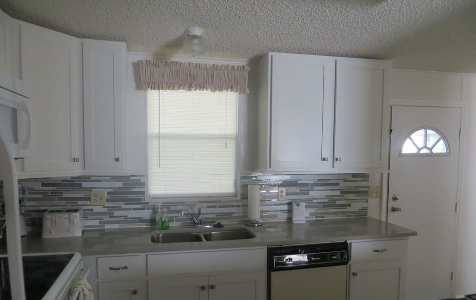 Looking North in kitchen