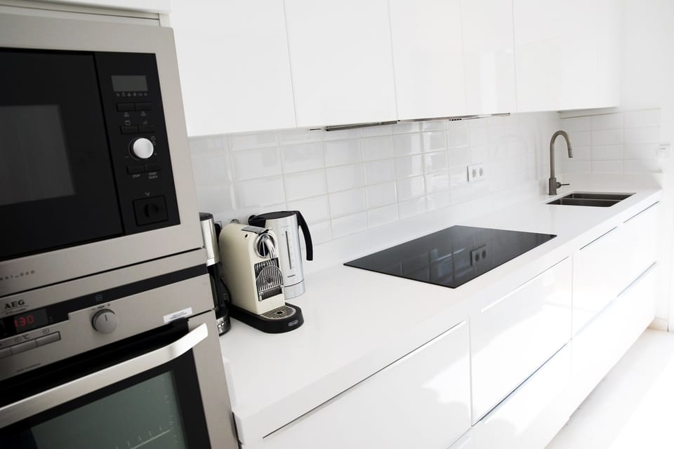 Kitchen with pyrolytic oven