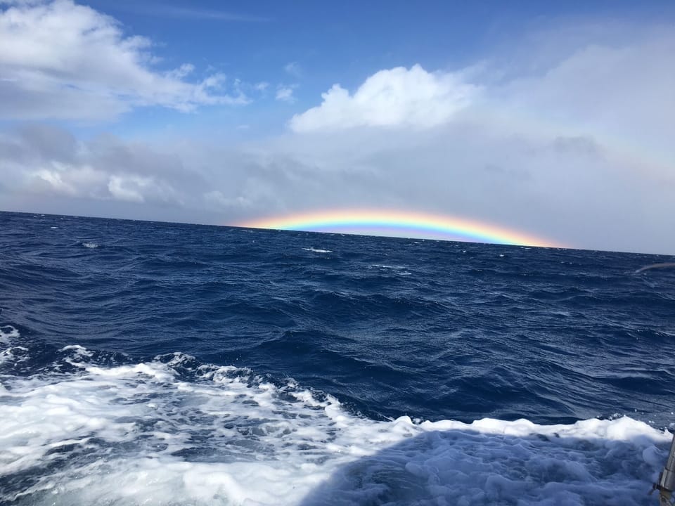 End of a 3-hour rainbow in Kihei.