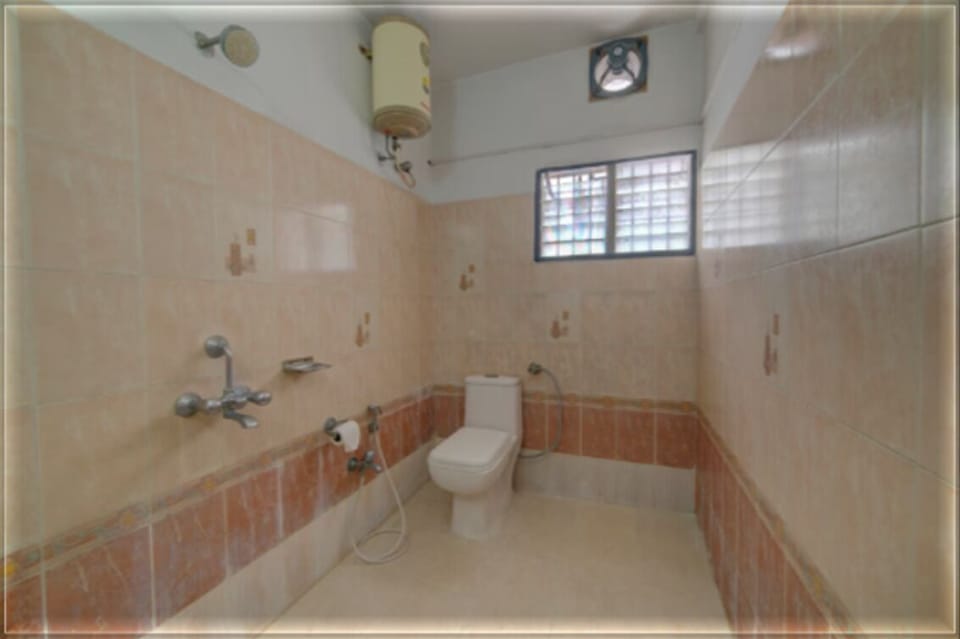 Shower, free toiletries, towels