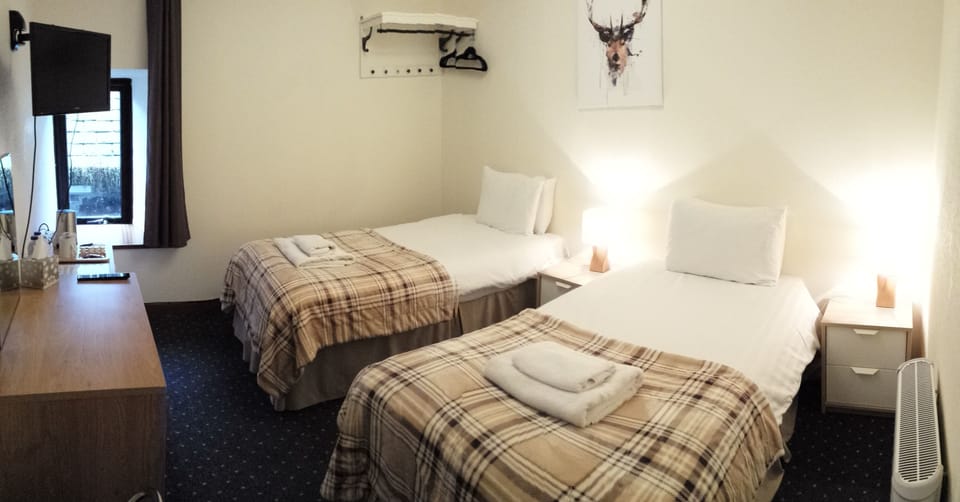 Superior Twin Room | Desk, laptop workspace, blackout drapes, iron/ironing board