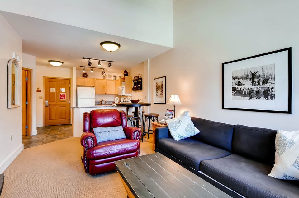 Condo, 1 Bedroom | Living area | Flat-screen TV, DVD player