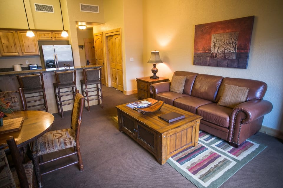 Condo, 2 Bedrooms | Living area | Flat-screen TV, fireplace, DVD player, MP3 dock