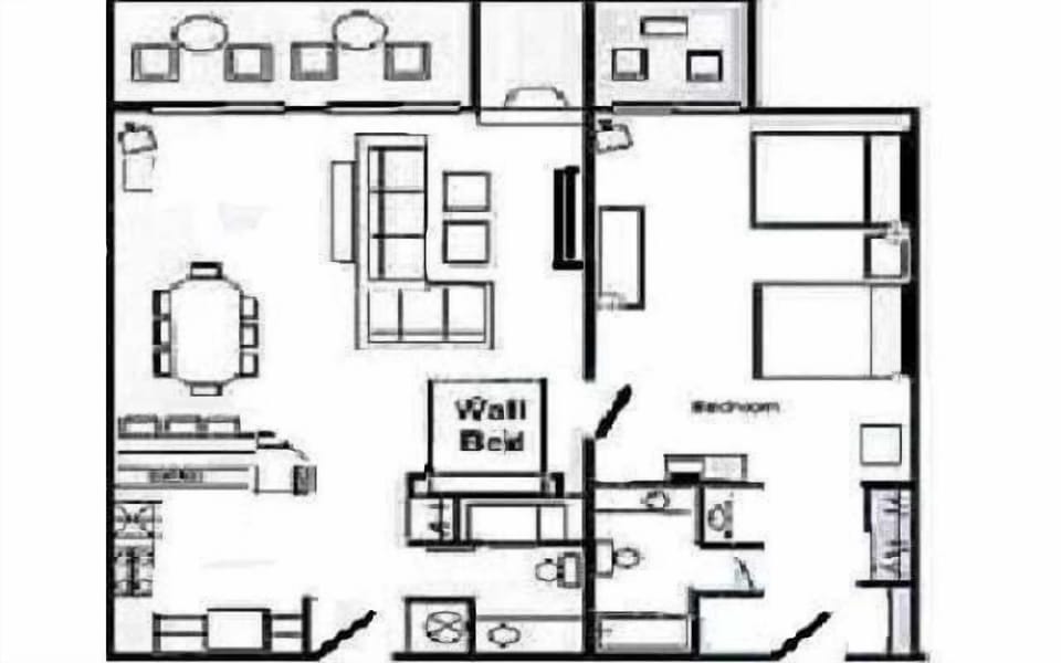 Condo, 1 Bedroom | Floor plan