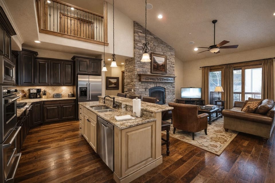 House, 4 Bedrooms | Private kitchen | Full-size fridge, microwave, oven, stovetop