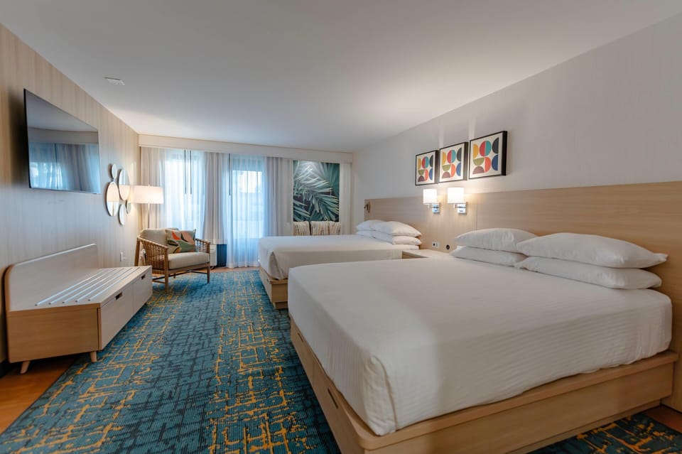 Suite, 2 Queen Beds (Signature Family, Concept) | Pillowtop beds, in-room safe, desk, laptop workspace