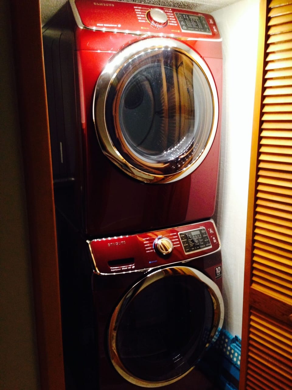 New washer and dryer