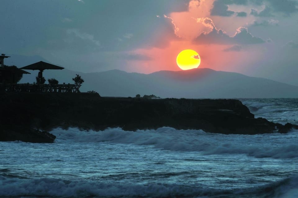 An amazing sunset from Kato Gouves beach