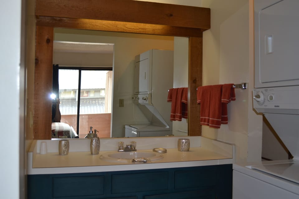 Master Bathroom Vanity and Washer / Dryer
