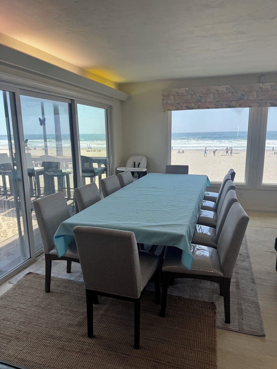 dining room table and high chair