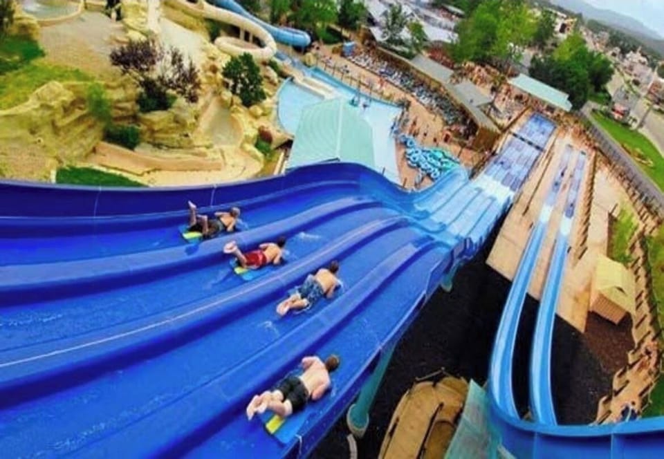 White Water summer fun only a few minutes away on the 76 Strip! 