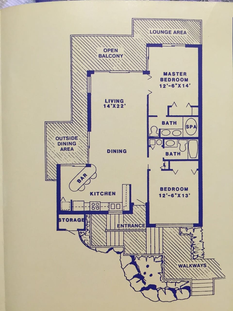Layout Of The Property with Dimensions. 