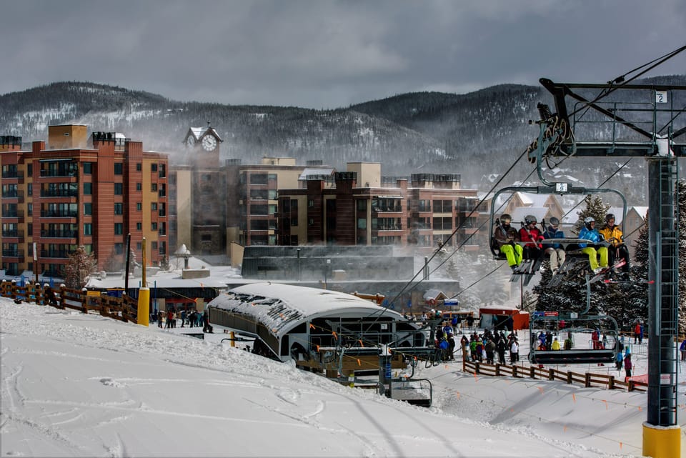 View of The Village from the Quick Silver lift