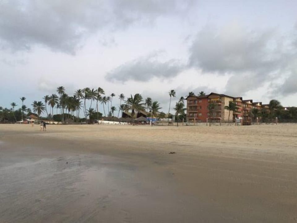 On the beach, beach shuttle