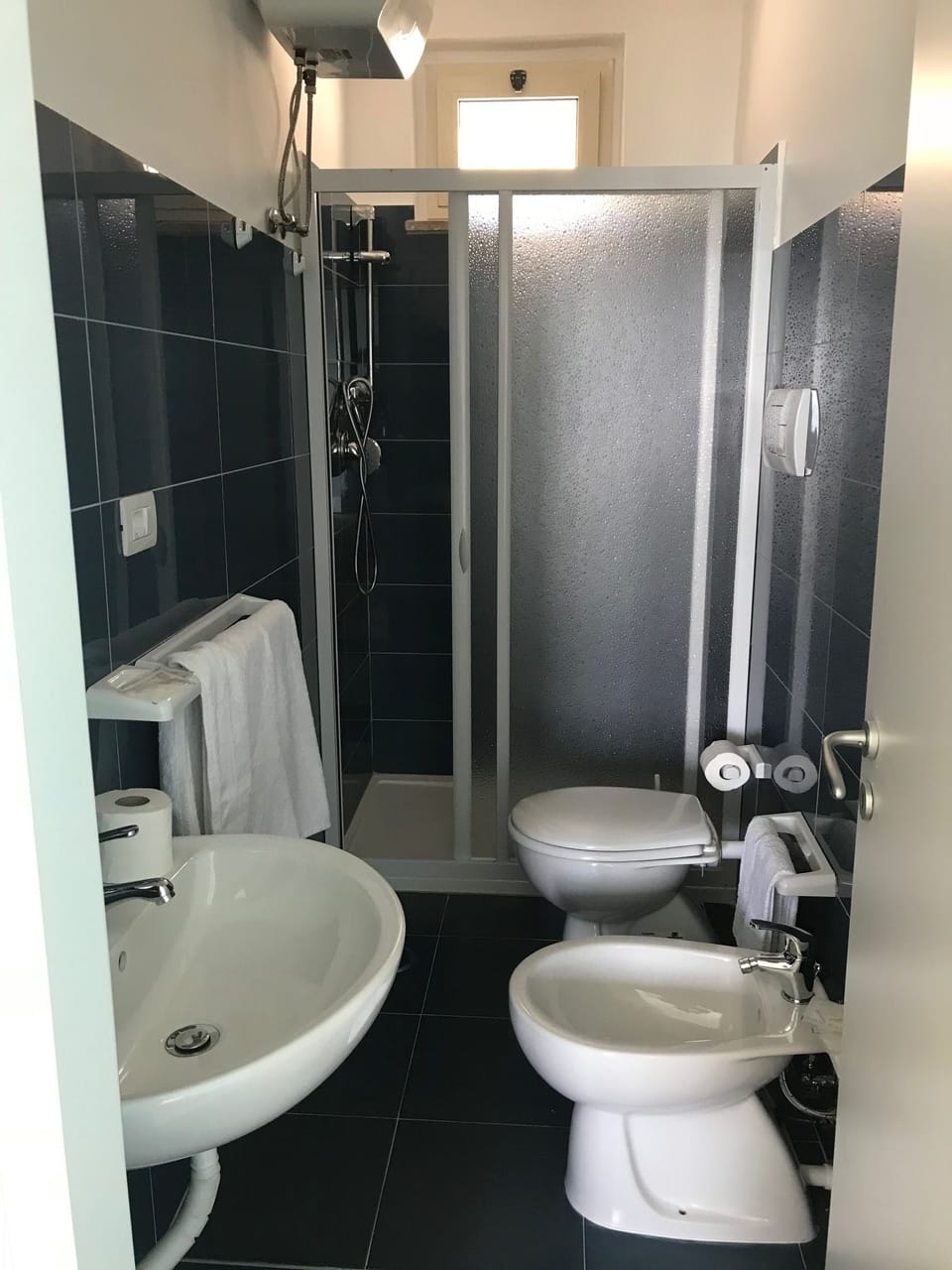 Apartment | Bathroom | Shower, free toiletries, hair dryer, bidet