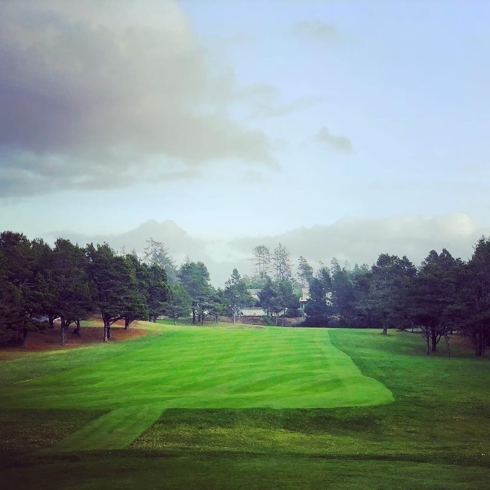 Manzanita Golf Course - The 2,192-yard, par-32, 9-hole on a beautiful hillside facing pounding surf.