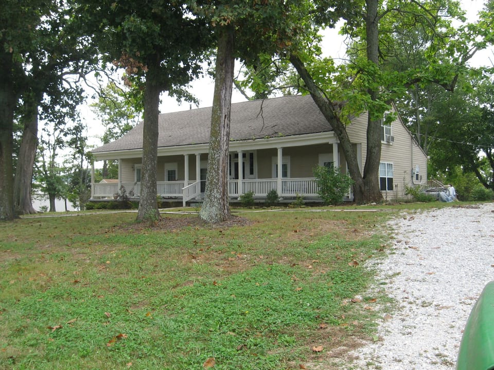 front from driveway
