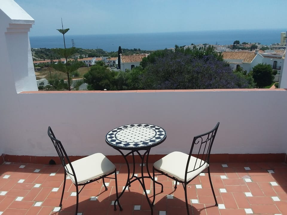 Roof terrace with sea view