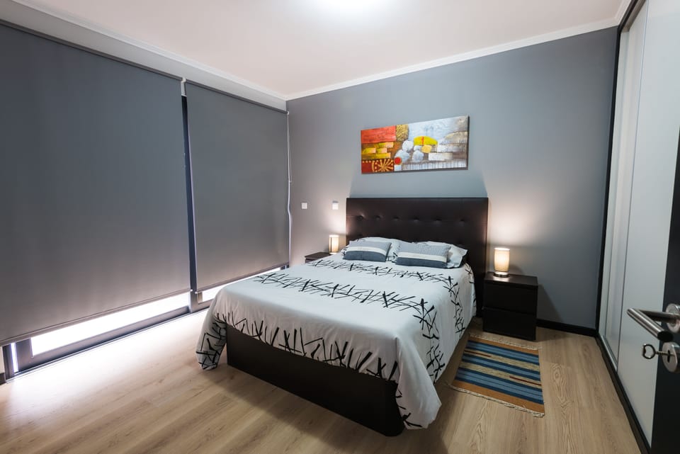 main bedroom, furnished with all the necessities