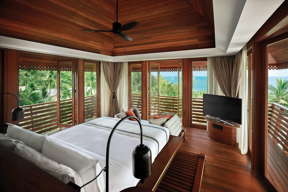 Villa, 3 Bedrooms, Balcony, Ocean View | Egyptian cotton sheets, premium bedding, pillowtop beds, minibar
