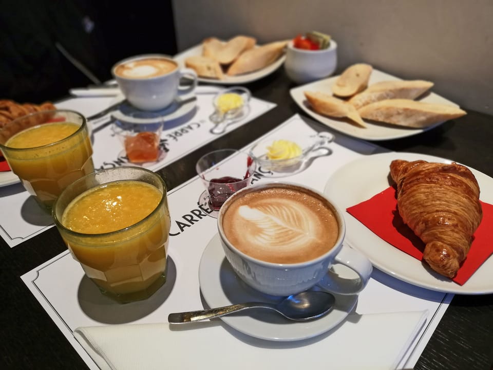 Daily continental breakfast for a fee