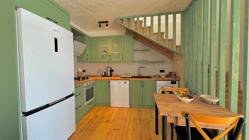 NEFES - White House (Private Pool and Jacuzzi) | Private kitchen | Full-size fridge, coffee/tea maker, dining tables