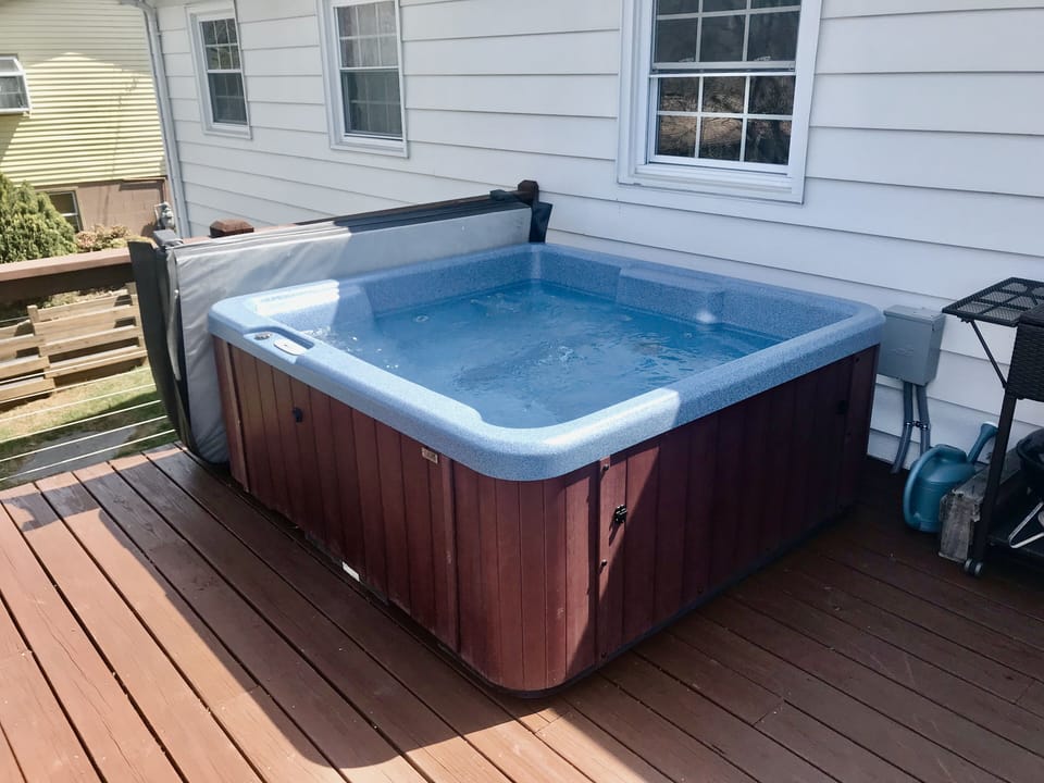 hot tub! 