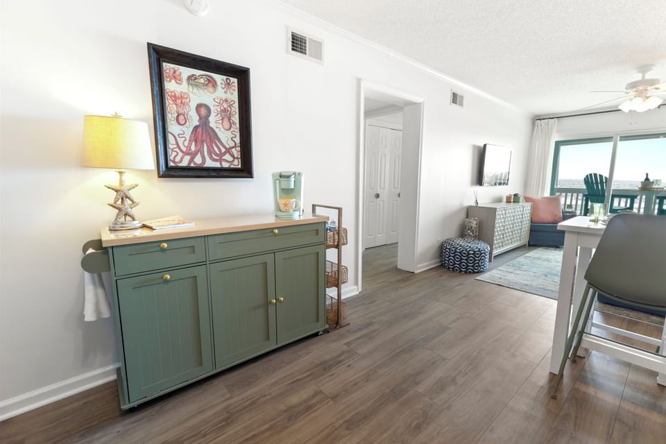 Kitchen Island with Keurig 