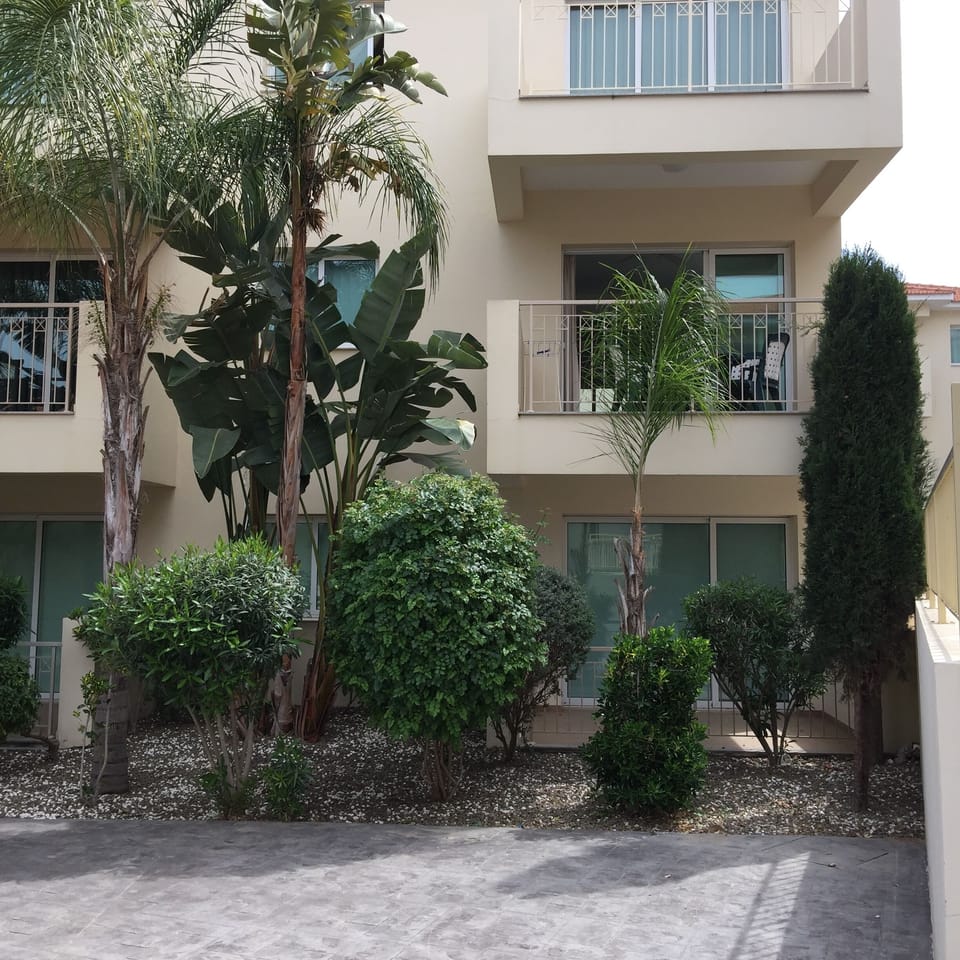 Apartment view from the garden